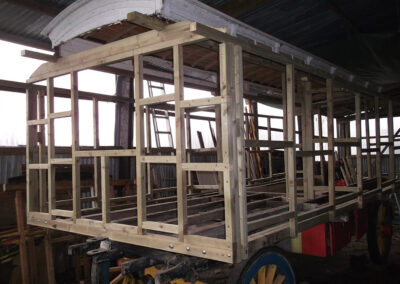 Circus Caravan Restoration by Martin Symes